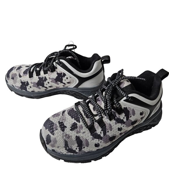 Thorogood Composite Safety Toe Sneakers Gray Camo Mens 7.5 W Wide - Picture 8 of 12